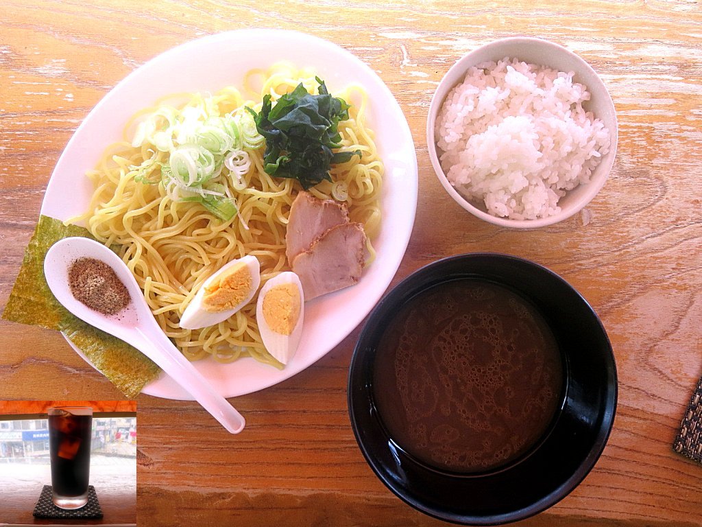 Ｂランチ（つけめんランチ ライス・ドリンク付）&nbsp; 1000円